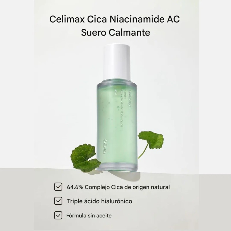Serum Facial Celimax Cica Niacinamide Calmante 40ml