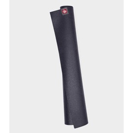 Manduka EKO Superlite Yoga Travel Mat – 1.5mm Thick Travel Mat for Portability, Eco Friendly and Made from Natural Tree Rubber. Superior Catch Grip for Traction, Support and Stability, 71 Inch, Midnight