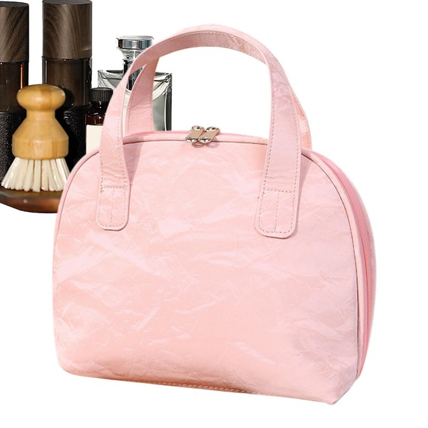 Portable Cosmetic Bag,Shell-Shape Storage Pouch for Cosmetic - Large-Capacity Lightweight