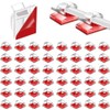 50 Piezas Clips Organizador de Cables Autoadhesivo, Transparente