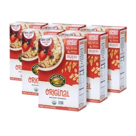 Nature's Path Organic Original Instant Oatmeal, 48 Packets, Non-GMO, 50g Whole Grains, 8g Plant Based Protein, High in Fiber, 14 Ounce (Pack of 6)