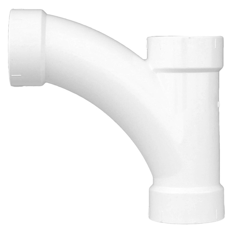 CHARLOTTE PIPE 3 DWV COMB WYE & 1/8 BEND ONE