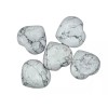 Howlite Crystal Heart Palm Stone