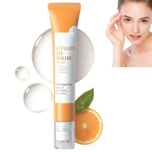 Vitamin C Eye Cream,Under Eye Cream For Dark Circles,Eyes Roller