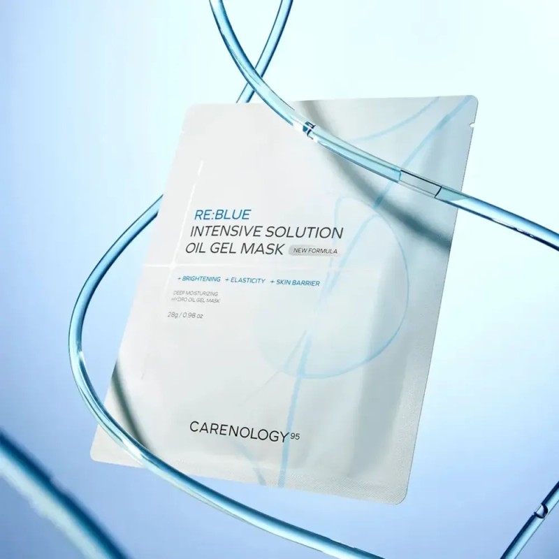 Pack 5 Mascarillas Faciales Carenology95 Re:blue Oil Gel