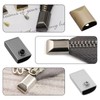 OTOTEC 20PCS Zipper Stopper 15.3x11mm Zinc Alloy Zip End Stop