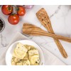 Eddingtons Italian Olive Wood Pierced Spatula, 12-Inch