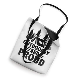 Ourdoorsy And Proud Camping Scouting Scout Scouts Tote Bag