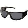 Black Flys Sonic 2 Floating Polarized Shield Sunglasses, Shiny Black,
