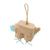 Bird Foraging Box Toys Fun Colorful Shredding Paper Sola Wood