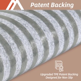 COSY HOMEER Edging Stair Treads Non-Slip Carpet Mat 28inX9in Indoor Stair Runners for Wooden Steps, Edging Stair Rugs for Kids and Dogs, 100% Polyester TPE Backing (7pc, Beige)