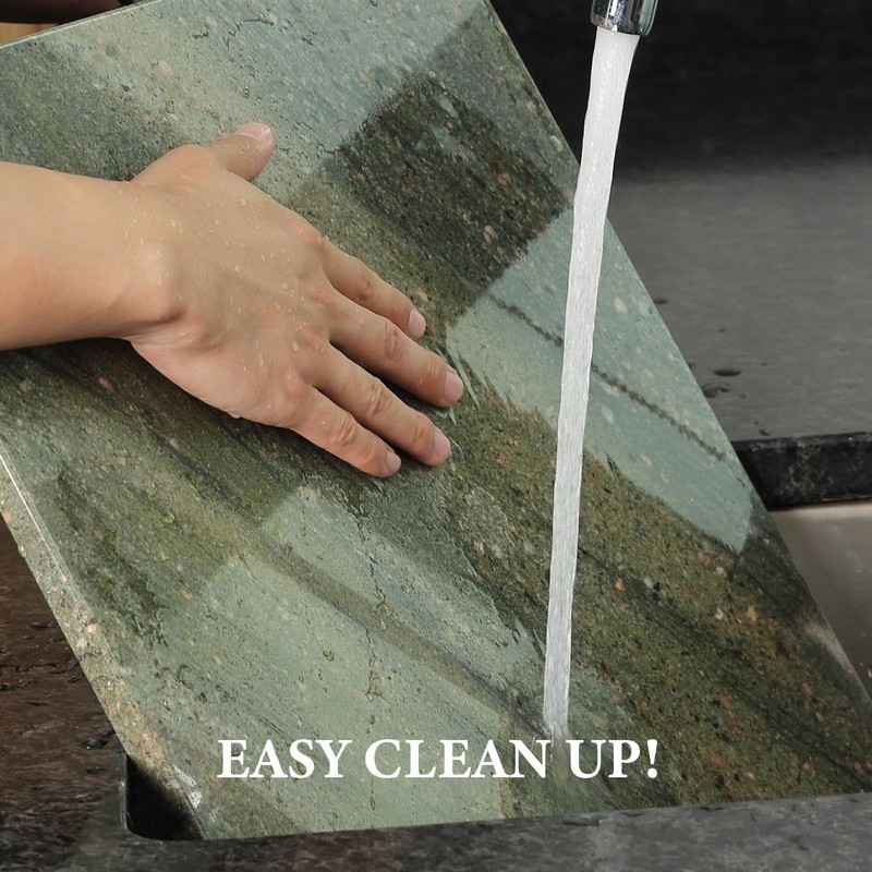Koville Granite Cutting Board for Kitchen, 20x16 Inches Large Marble