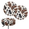 PCSJRKG - Juego de 2 fundas redondas para taburetes de