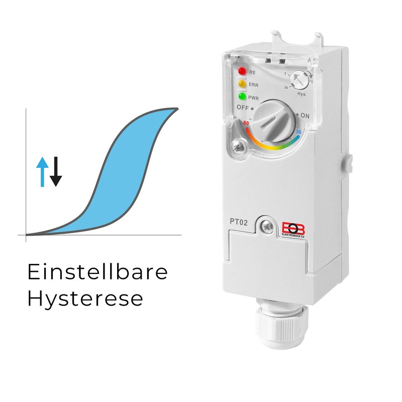 Elektrobock PT02 Contact Thermostat, White