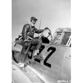 194 Tuskegee Airmen Pilot PHOTO 1st Black General in the Air Force Ben Davis
