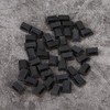 Clips Autoadhesivos para Organización de Cables, 40 Piezas, Negro, Plástico,