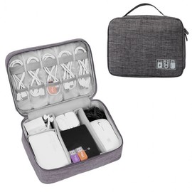 Multi-purpose Storage Pouch Organizer for Household Items and Smartphones Purple 5ea