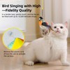 4PCS Interactive Hanging Bird Cat Toys Set - with Catnip,