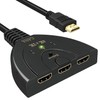 HDMI Switch 4k@30Hz,GANA Gold-plated HDMI Switch swicher splitter 3 port,