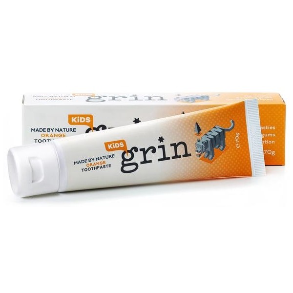 Grin Kids 100% Natural Orange Toothpaste 70g