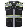 JKSafety Hi-Vis Safety Vest for Men&Women High Visibility Reflective Mesh