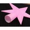 YYCRAFT 6 Inch Glitter Star Tree Topper Christmas Decoration-Iridescent Pink