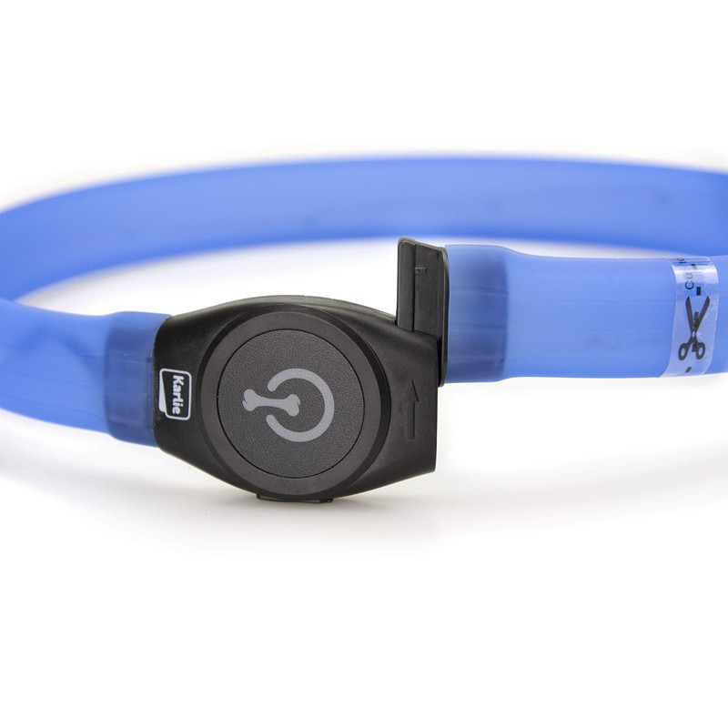 Karlie Visio Light LED Collar for Long Haired Dogs