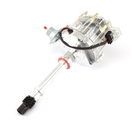 Speedmaster PCE376.1032.12 Compatible with Chevy SBC 350 BBC 454 6000 Series 65K Coil HEI Distributor [Clear]