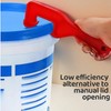 5 Gallon Paint Can Opener Tool - Heavy-Duty Red Plastic