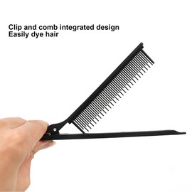 Rat Tail Teasing Clip Comb, Highlighting Comb Hair Styling Tool for Hair Clipping, Highlights and Hair Combing (26.5 X 2.5cm) Black
