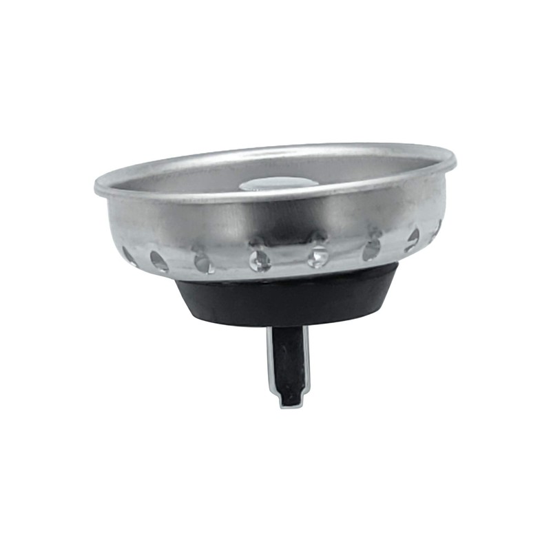 Replacement Kitchen Sink Stainless Steel Basket Strainer with Prong and