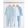 Next Baby Boys' Pyjamas Organic Cotton Pack of 3 -
