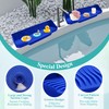 Zhaoyao Splash Guard for Bathtub, 1p Soft Silicone Foldable Tub