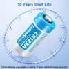 Mihobatt 20-Pack CR123A 3V Lithium Batteries 1650mAh