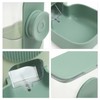 Hanging Automatic Food Water Dispenser Safe Cage Cat Food Water