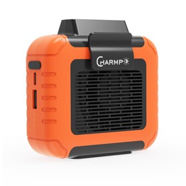 CHARMPㅤ Portable Waist Fan - Personal Fan with 6000mAh Battery, Strong Airflow, 3 Speeds, Mini Design, and Up to 16 Hours Working Time - Hands-Free Cooling Belt Fan