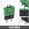 A ABSOPRO Vehicle Marine Metal Grain 30A 28V Manual Resettable