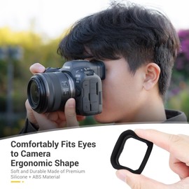 EOS R5 Mark II Eyecup, Extended Soft Silicon R5II Eye Cup Eyepiece Viewfinder Eyeshade Cover Designed for Canon EOS R5 Mark II Mirrorless Camera Replaces ER-KE (NOT fits EOS R5 The 1st Generation)