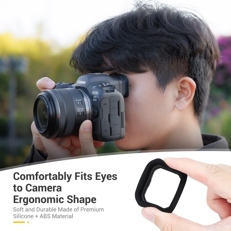 EOS R5 Mark II Eyecup, Extended Soft Silicon R5II Eye