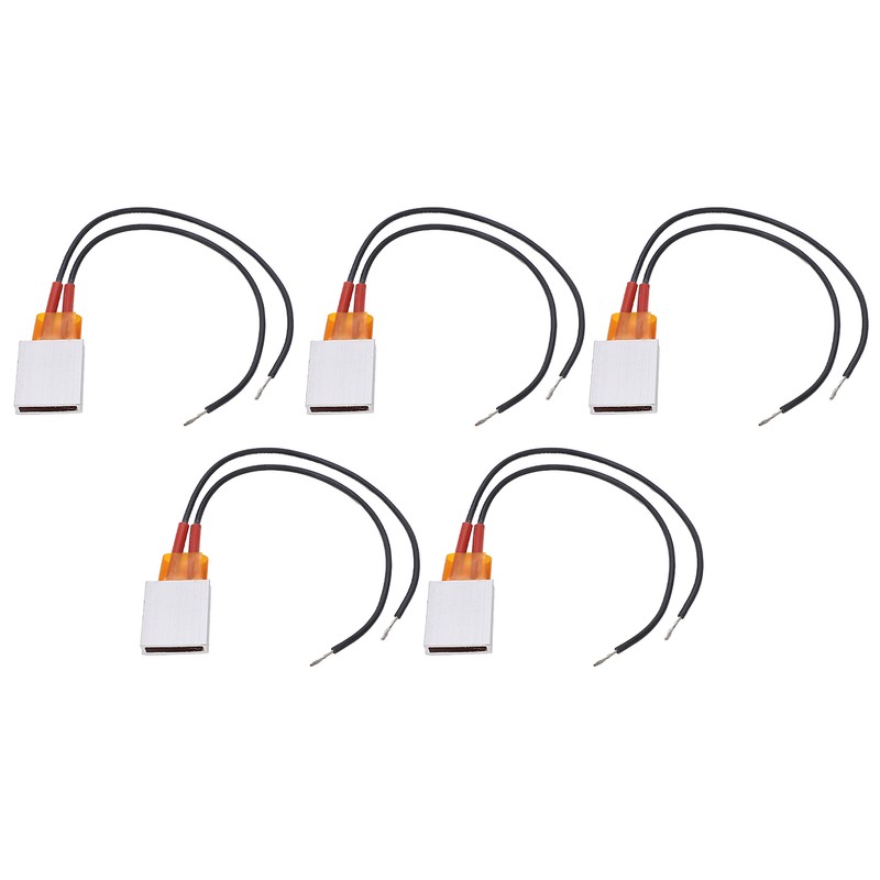 5Pcs PTC Heating Element Aluminum Shell Continuous Heat Output Automatic