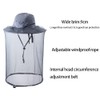 HunterBee Mosquito Net Hat Fisherman Veil Beekeeping Cap Bee Net