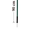 Slalom Pole with Spring Tip 90 cm Assorted Colours, green