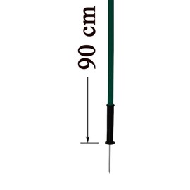 Slalom Pole with Spring Tip 90 cm Assorted Colours, green