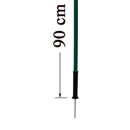 Slalom Pole with Spring Tip 90 cm Assorted Colours, green