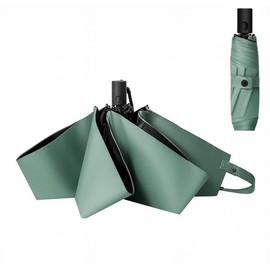 lucrubun Parasol, UV Protection, 3.9 inches (100 cm), Light Shade, Foldable, Lightweight, 7.1 oz (200 g), Stylish, For Both Rain or Shine, Women's, Men's, Mother's Day, Father's Day, Gift, green
