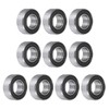 sourcing map 10pcs 687-2RS Bearing 7x14x5mm, Chrome Steel Double Rubber