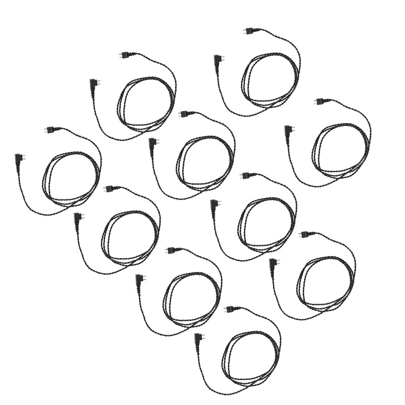 10pcs 2pin BW Hearing Aids Receiver Wire Heat Resistant Good