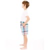 TINFL Plaid Check Kids Boys Shorts Pants NNBSP-AA007-Blue S