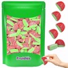 Fruidles Watermelon Gummi Slices Candy, Delicious Sugar Coated Fruit Flavors
