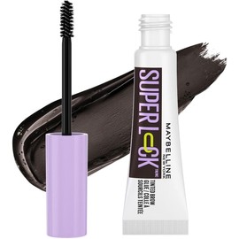 Maybelline Nuevo Gel de cejas de larga duración, efecto laminado, Superlock, negro, 7 g